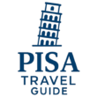 Pisa Travel Guide logo featuring the Leaning Tower of Pisa